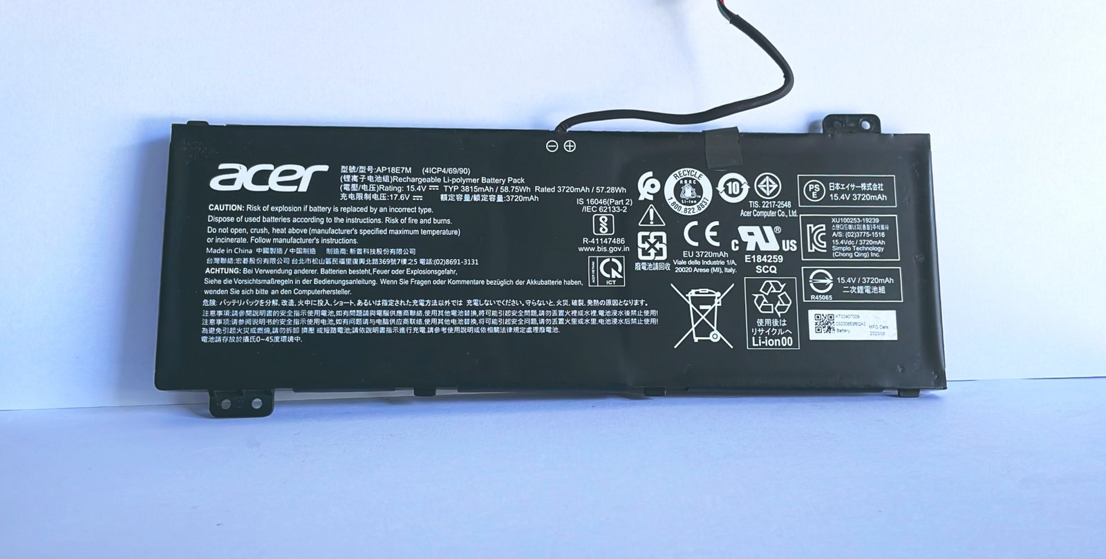 Bateria para laptop ACER