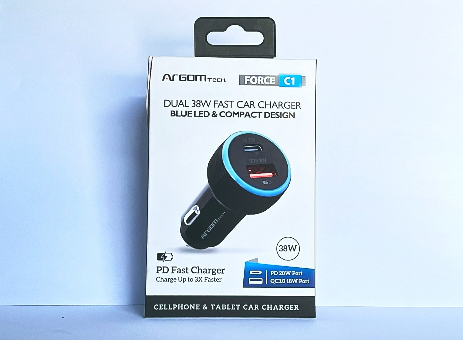 Cargador para auto USB-C